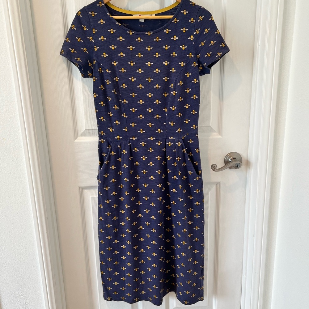 BODEN BEE PRINT DRESS SIZE 6